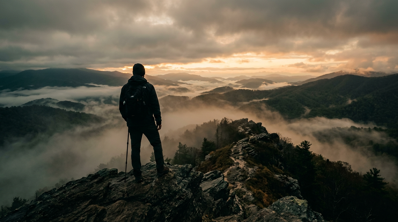 Amanecer en las montañas del norte de Georgia — retiro Método ROCA
